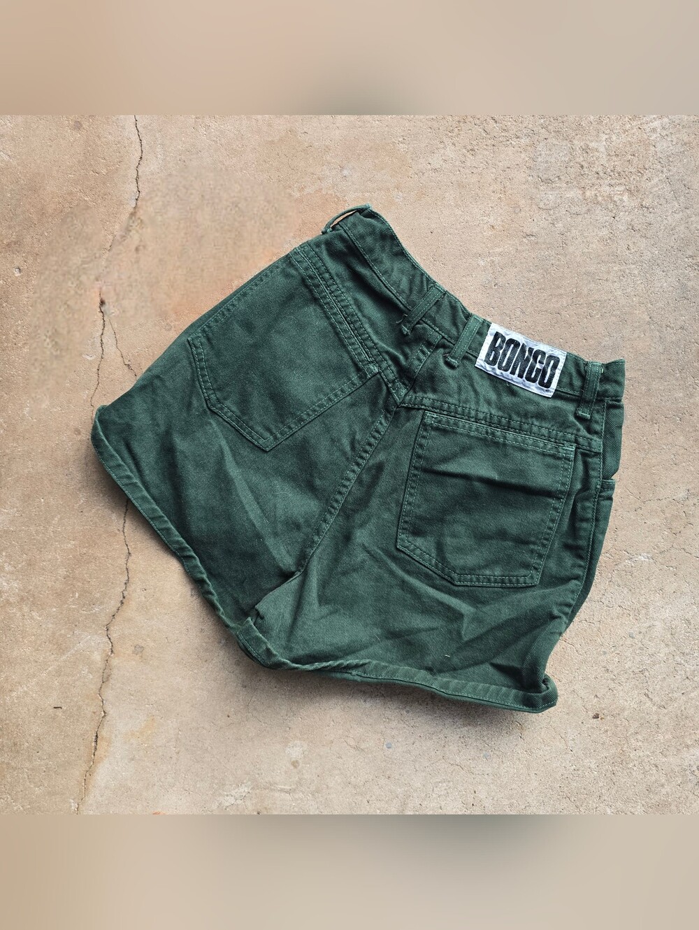 vtg 90s y2k button fly high waisted mom shorts size 7